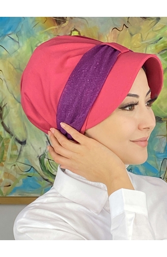 Dark Purple Ready to Wear Turban 19FSPK98-01