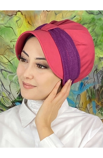 Dark Purple Ready to Wear Turban 19FSPK98-01