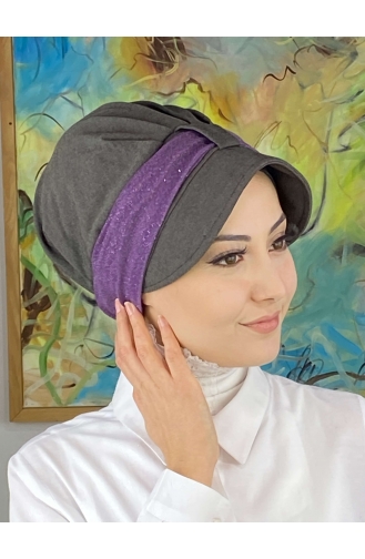 Dark Auburn Ready to wear Turban 19FSPK90-02