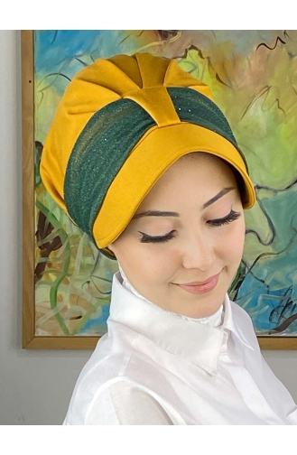 Mint Green Ready to Wear Turban 19FSPK113-03