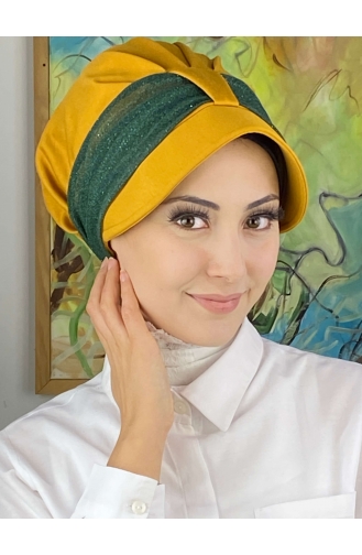 Mint Green Ready to Wear Turban 19FSPK113-03