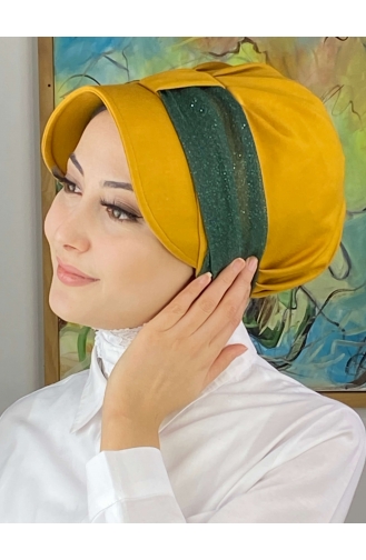 Mint Green Ready to Wear Turban 19FSPK113-03