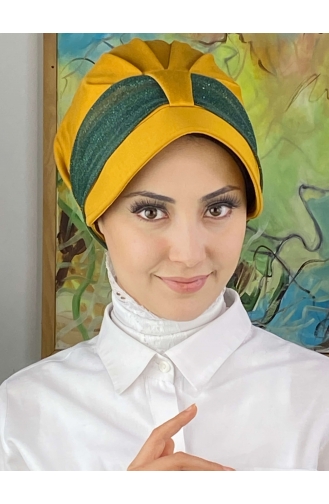 Mint Green Ready to Wear Turban 19FSPK113-03