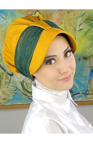 Mint Green Ready to Wear Turban 19FSPK113-03