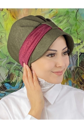 Weinrot Praktischer Turban 19FSPK84-03