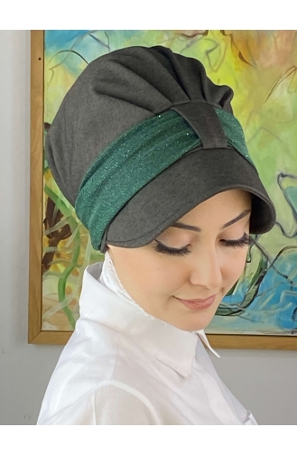 Mint Green Ready to Wear Turban 19FSPK107-01