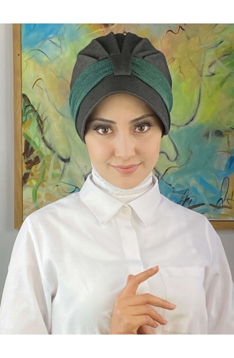 Mint Green Ready to Wear Turban 19FSPK107-01