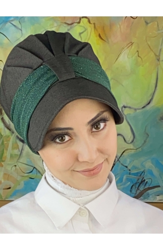 Mint green Ready to wear Turban 19FSPK107-01