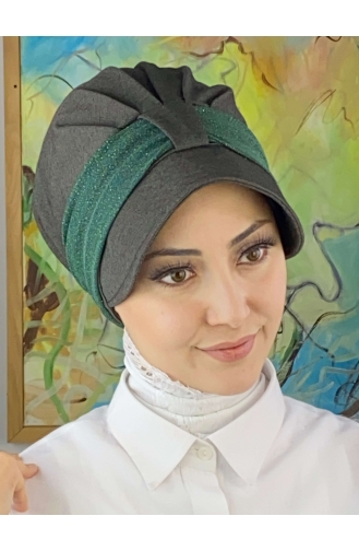 Mint Green Ready to Wear Turban 19FSPK107-01