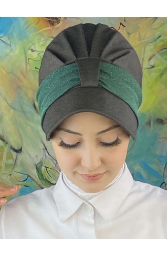 Mint green Ready to wear Turban 19FSPK107-01