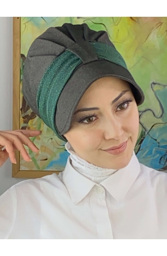 Mint Green Ready to Wear Turban 19FSPK107-01