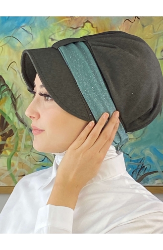 Mint green Ready to wear Turban 19FSPK107-02