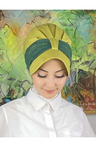 Mint Green Ready to Wear Turban 19FSPK59-01