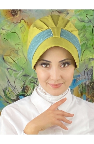 Pistaziengrün Praktischer Turban 19FSPK59-04