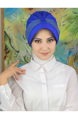 Light Blue Ready to Wear Turban 19FSPK94-03