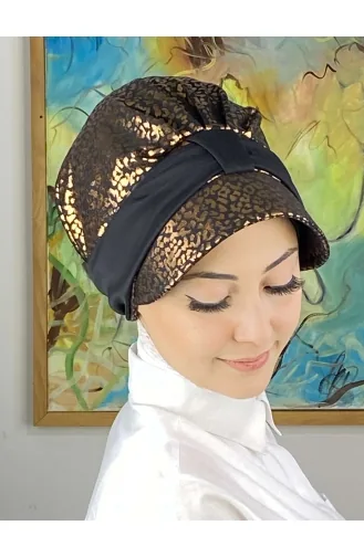 Turban Pret-a-Porter Couleur cuivre 19FSPK97-01