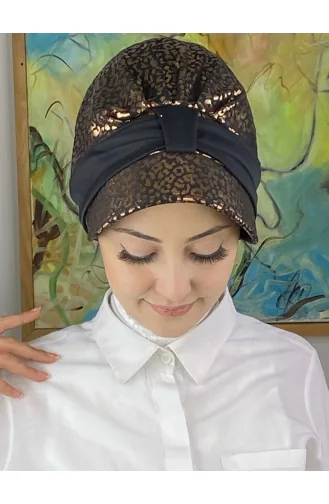 Turban Pret-a-Porter Couleur cuivre 19FSPK97-01