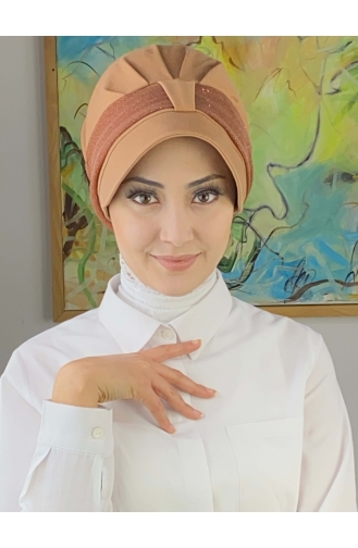 Milk Coffee Ready to Wear Turban 19FSPK67-01