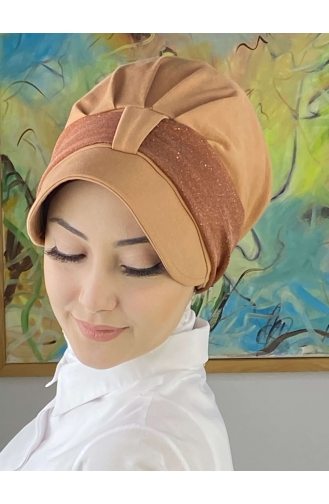 Milk Coffee Ready to Wear Turban 19FSPK67-01