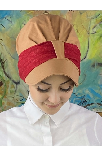 Rot Praktischer Turban 19FSPK67-04