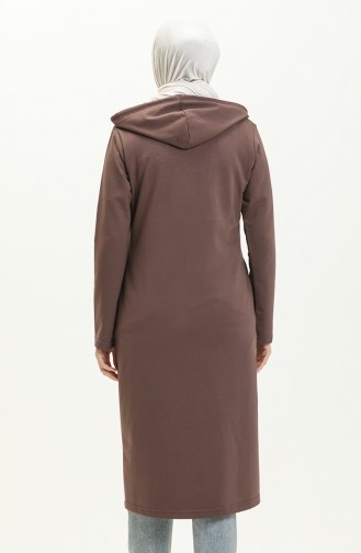 Stone Print Cape 9325-02 Brown 9325-02