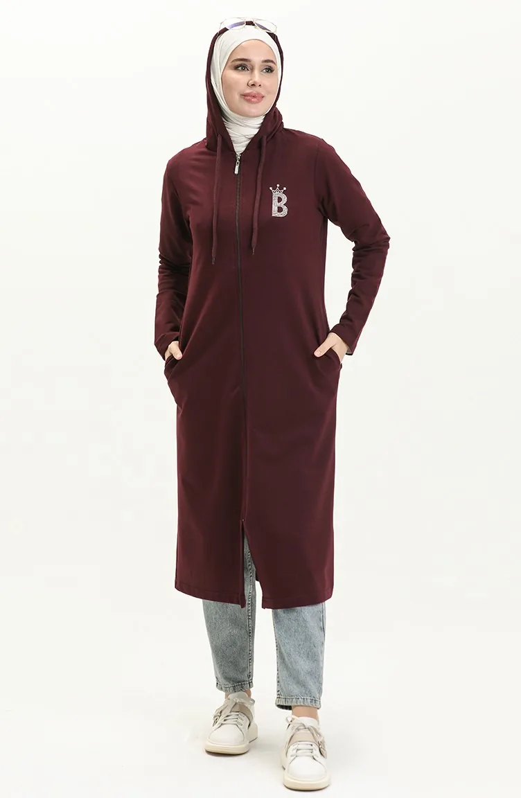 Taş Baskılı Kap 9325-03 Mürdüm