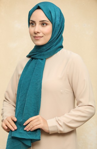 Nursema Shiny Shawl 81004-09 Petrol Blue 81004-09