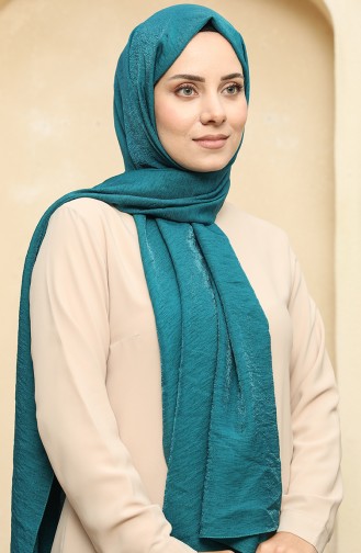 Nursema Shiny Shawl 81004-09 Petrol Blue 81004-09