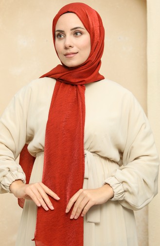 Nursema Shiny Shawl 81004-10 Brick Red 81004-10