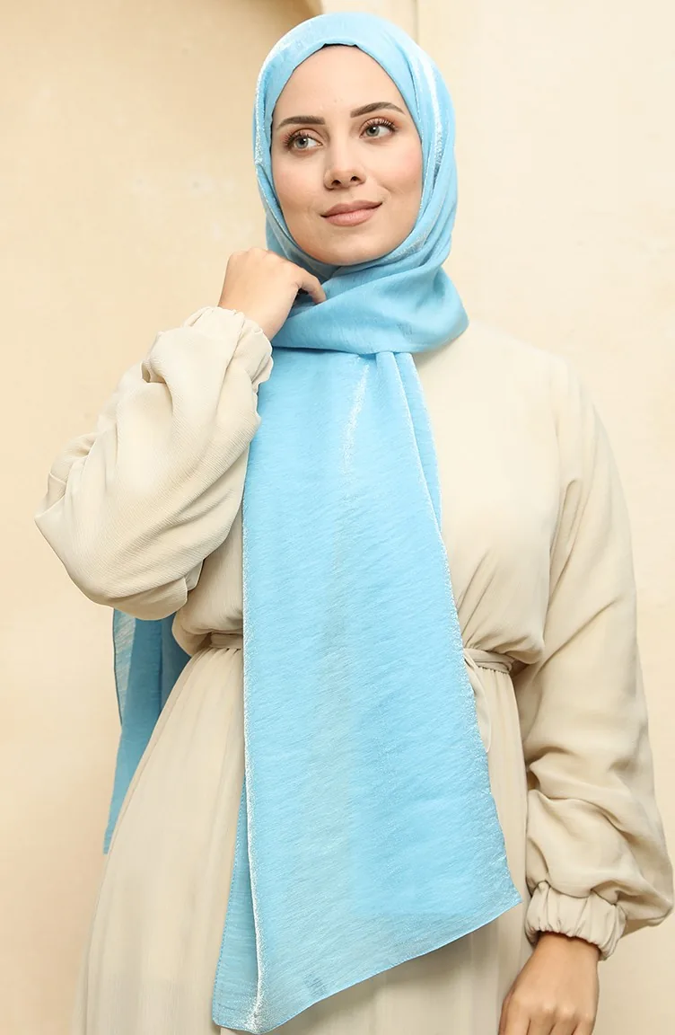 شال لامع نور سماء 81004-13 أزرق 81004-13