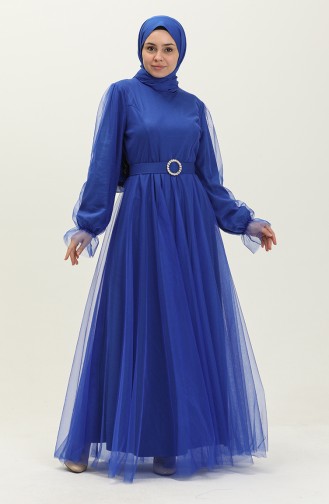 Tüll-Abendkleid mit Cups 2454-02 Saks 2454-02