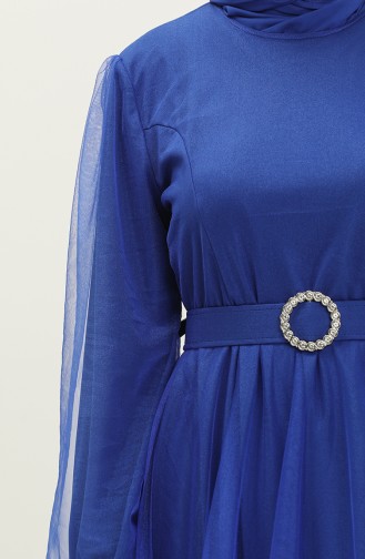 Tüll-Abendkleid mit Cups 2454-02 Saks 2454-02