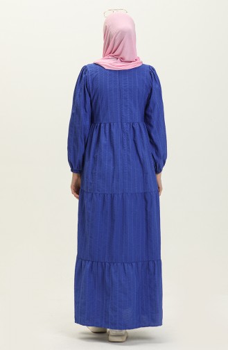 Saxon blue İslamitische Jurk 24Y8984-03