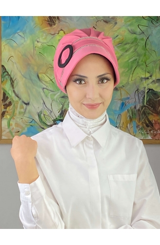 Zucker-Pink Praktischer Turban 26SPK1-01