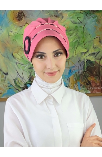 Sugar Pink Ready to Wear Turban 26SPK1-02