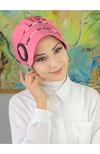 Sugar Pink Ready to Wear Turban 26SPK1-02