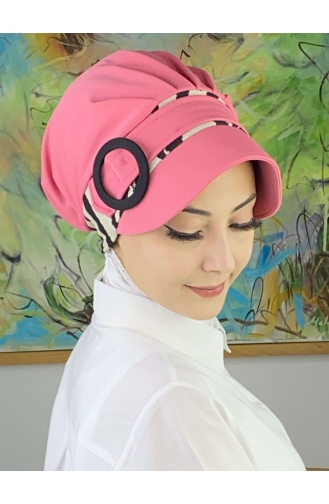 Sugar Pink Ready to Wear Turban 26SPK1-02