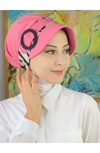 Zucker-Pink Praktischer Turban 26SPK1-02