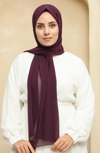 Nursema Nano Krep Şal 81003-05 Mürdüm