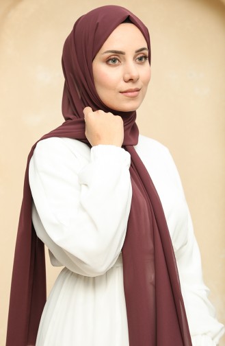 Nursema Nano Crepe Shawl 81003-09 Plum 81003-09