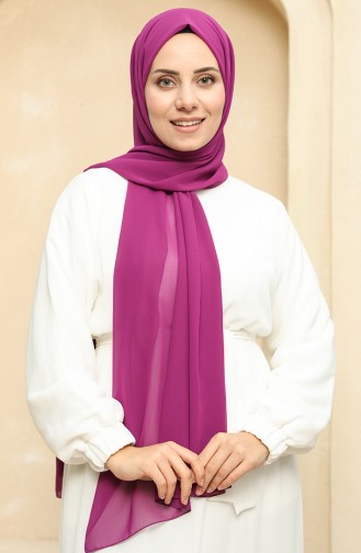 Nursema Nano Crepe Shawl 81003-11 Fuchsia 81003-11