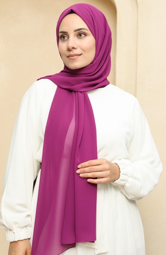 Nursema Nano Crepe Shawl 81003-11 Fuchsia 81003-11
