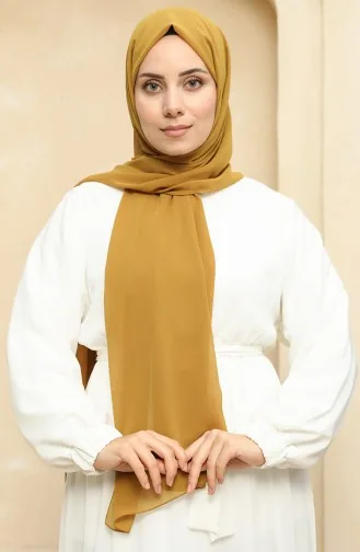 Nursema Nano Crepe Shawl 81003-12 Mustard 81003-12