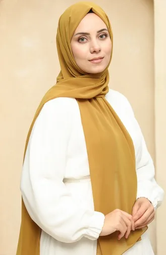 Nursema Nano Crepe Shawl 81003-12 Mustard 81003-12