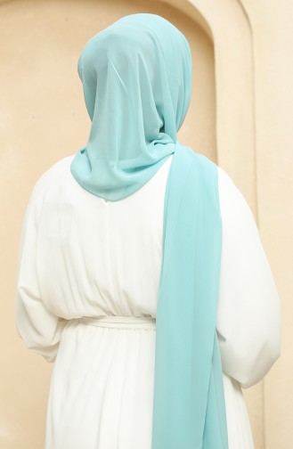 شال كريب نور سماء 81003-15 أخضر مائي 81003-15