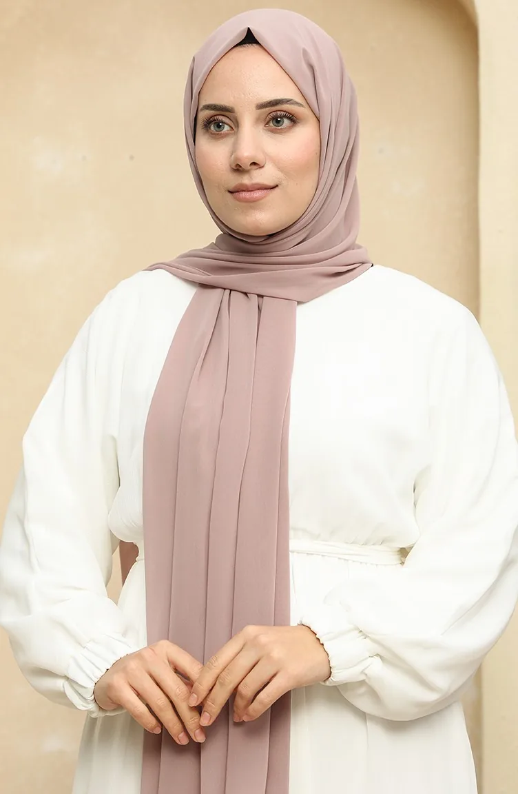 Nursema Nano Crepe Shawl 81003-21 Mink 81003-21