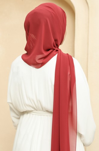 شال كريب نور سماء 81003-35 أحمر غامق 81003-35