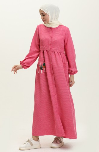 Besticktes Kleid 24Y8948-06 Fuchsia 24Y8948-06