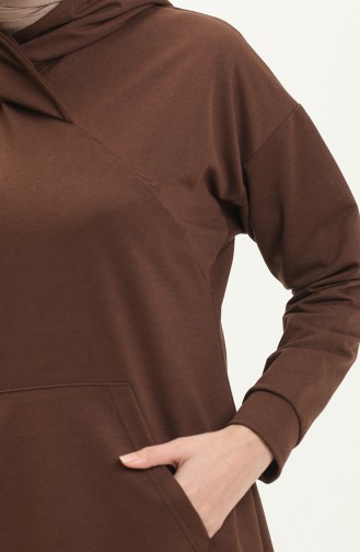 Kangaroo Pocket Sports Tunic 3032-16 Bitter Brown 3032-16