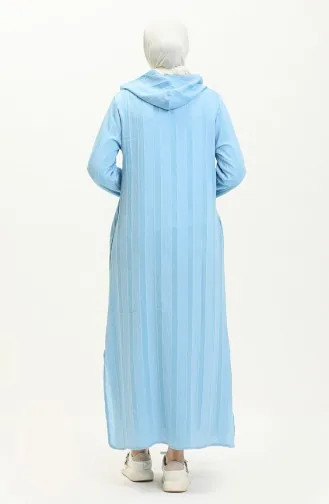 Hooded Long Tunic 24Y8845-01 Blue 24Y8845-01
